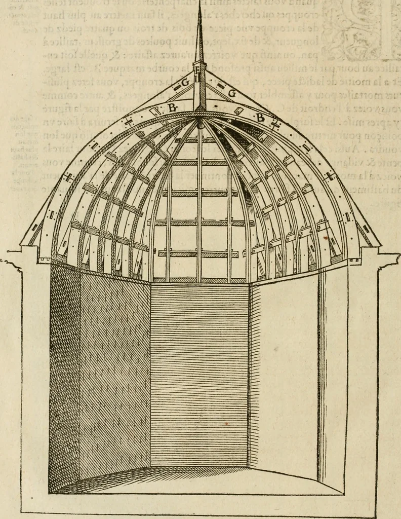An illustration from Novvelles inventions povr bien bastir et a petits fraiz, 1576, leaf 41