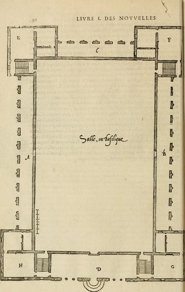 An illustration from Novvelles inventions povr bien bastir et a petits fraiz, 1576, leaf 65