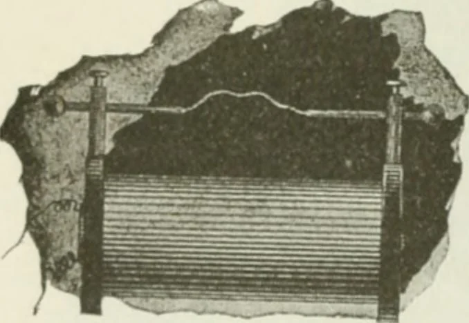 An illustration from The inventions : researches and writing of Nikola Tesla, with special reference to his work in polyphase currents and high potential lighting, 1894, leaf 175