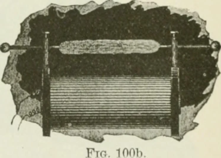 An illustration from The inventions : researches and writing of Nikola Tesla, with special reference to his work in polyphase currents and high potential lighting, 1894, leaf 175