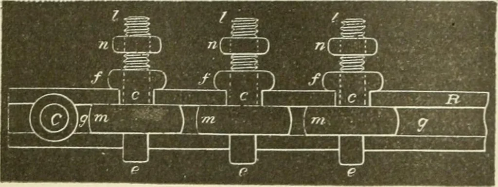 An illustration from The inventions : researches and writing of Nikola Tesla, with special reference to his work in polyphase currents and high potential lighting, 1894, leaf 230