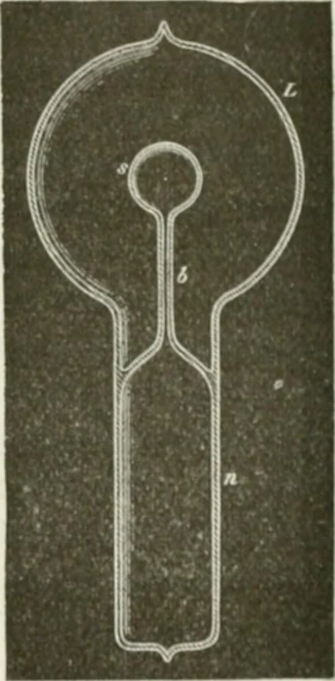 An illustration from The inventions : researches and writing of Nikola Tesla, with special reference to his work in polyphase currents and high potential lighting, 1894, leaf 245