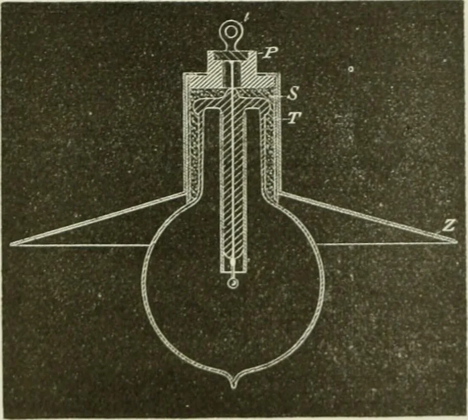 An illustration from The inventions : researches and writing of Nikola Tesla, with special reference to his work in polyphase currents and high potential lighting, 1894, leaf 284