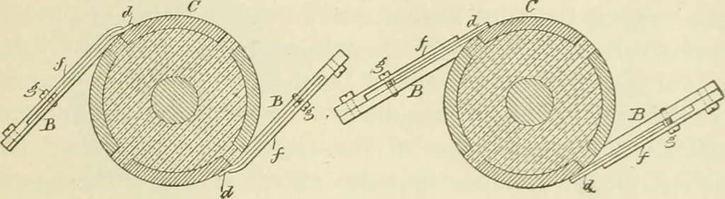 An illustration from The inventions : researches and writing of Nikola Tesla, with special reference to his work in polyphase currents and high potential lighting, 1894, leaf 452
