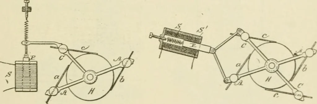 An illustration from The inventions : researches and writing of Nikola Tesla, with special reference to his work in polyphase currents and high potential lighting, 1894, leaf 464