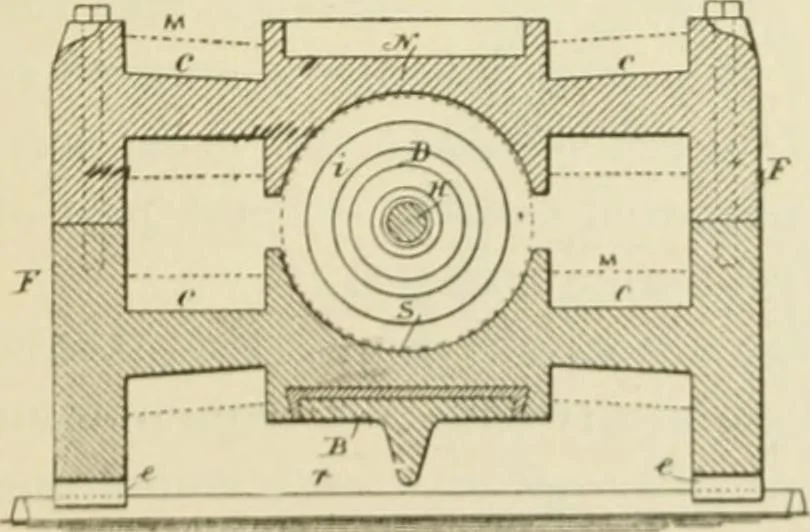 An illustration from The inventions : researches and writing of Nikola Tesla, with special reference to his work in polyphase currents and high potential lighting, 1894, leaf 472