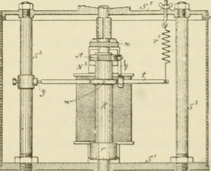 An illustration from The inventions : researches and writing of Nikola Tesla, with special reference to his work in polyphase currents and high potential lighting, 1894, leaf 476