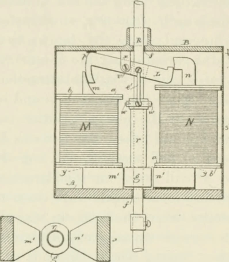 An illustration from The inventions : researches and writing of Nikola Tesla, with special reference to his work in polyphase currents and high potential lighting, 1894, leaf 479