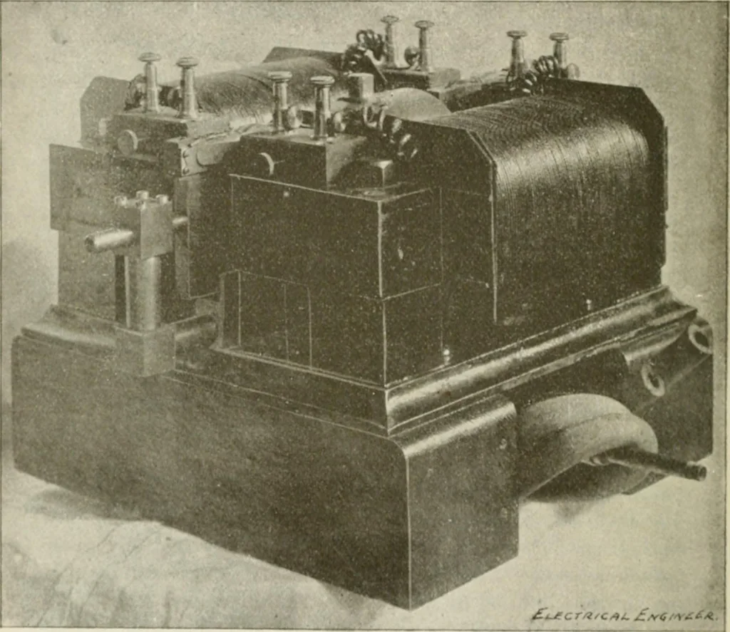 An illustration from The inventions : researches and writing of Nikola Tesla, with special reference to his work in polyphase currents and high potential lighting, 1894, leaf 509