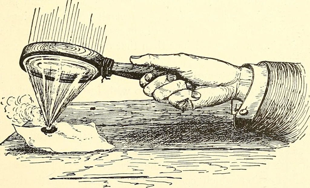 An illustration from Inventors at work, with chapters on discovery, 1906, leaf 38
