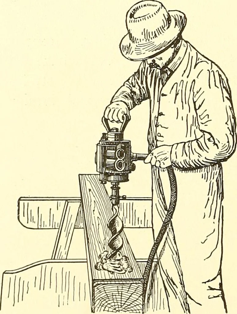 An illustration from Inventors at work, with chapters on discovery, 1906, leaf 483