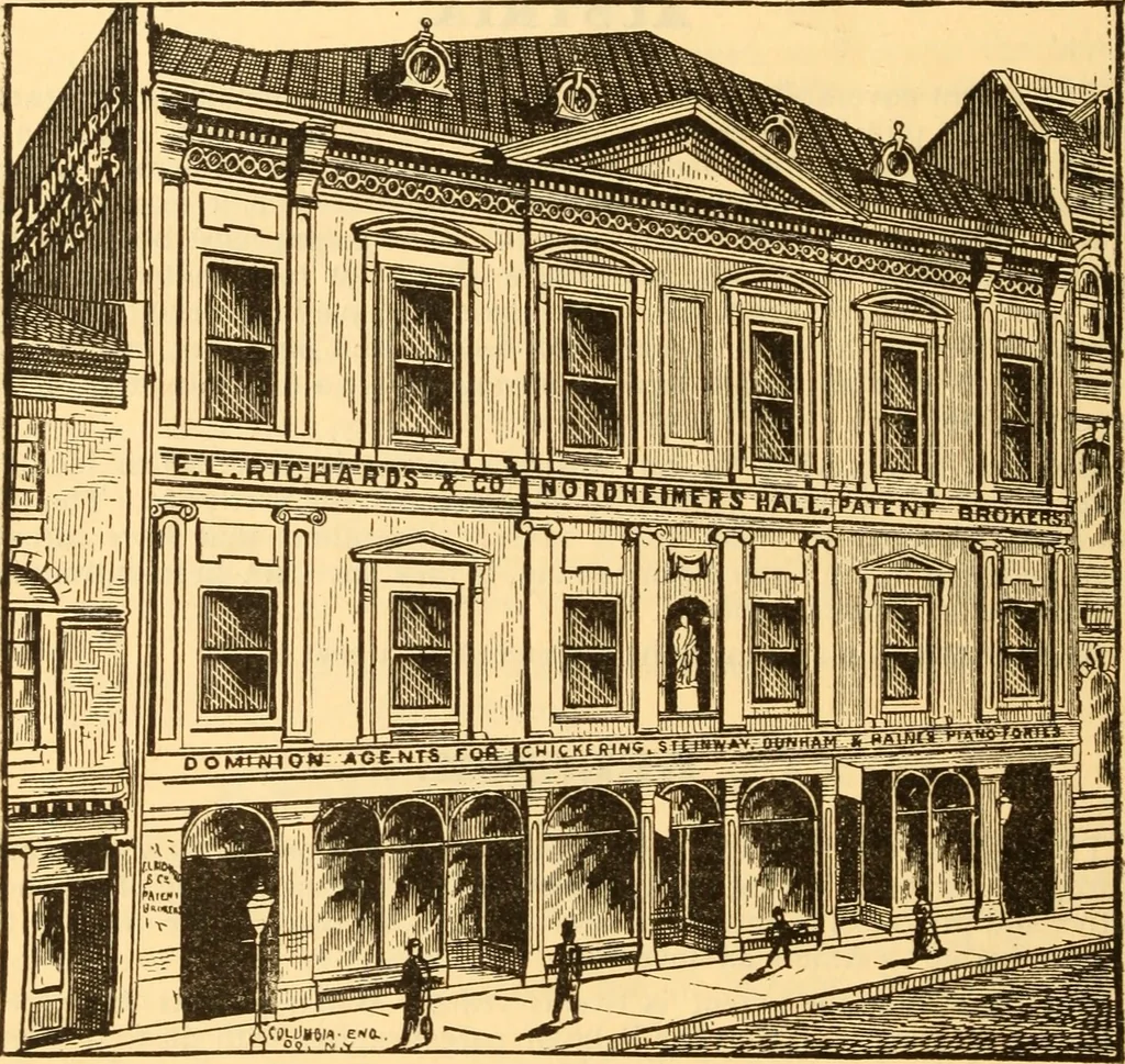 An illustration from The inventors' hand-book, containing full information in regard to securing and selling patents, both foreign and domestic, 1882, leaf 23