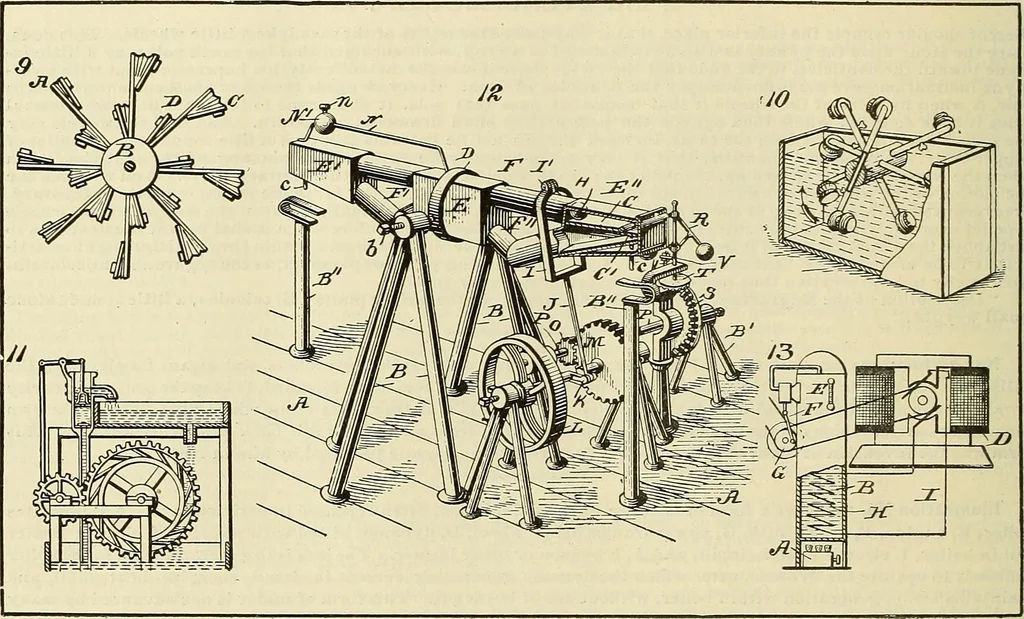 An illustration from The inventor's universal educator. An educational cyclopaedia and guide for inventors, patentees, manufacturers, mechanics, and all others connected directly or indirectly with patents, 1919, leaf 137