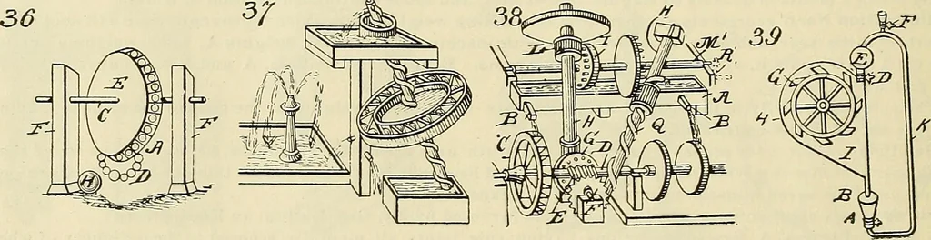 An illustration from The inventor's universal educator. An educational cyclopaedia and guide for inventors, patentees, manufacturers, mechanics, and all others connected directly or indirectly with patents, 1919, leaf 143