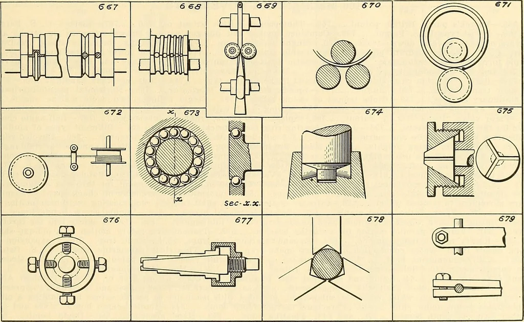 An illustration from The inventor's universal educator. An educational cyclopaedia and guide for inventors, patentees, manufacturers, mechanics, and all others connected directly or indirectly with patents, 1919, leaf 64