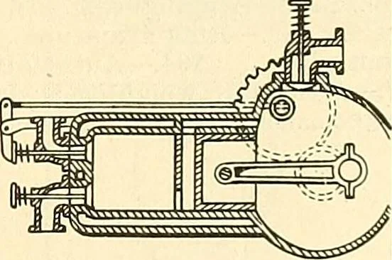 An illustration from The inventor's universal educator. An educational cyclopaedia and guide for inventors, patentees, manufacturers, mechanics, and all others connected directly or indirectly with patents, 1919, leaf 70