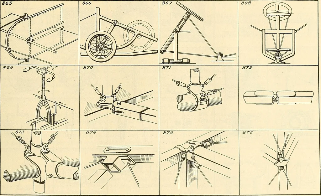 An illustration from The inventor's universal educator. An educational cyclopaedia and guide for inventors, patentees, manufacturers, mechanics, and all others connected directly or indirectly with patents, 1919, leaf 80