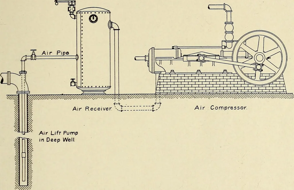 An illustration from Investigation of the air lift pump, 1911, leaf 40