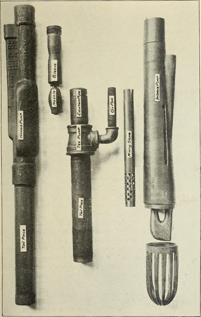An illustration from Investigation of the air lift pump, 1911, leaf 52