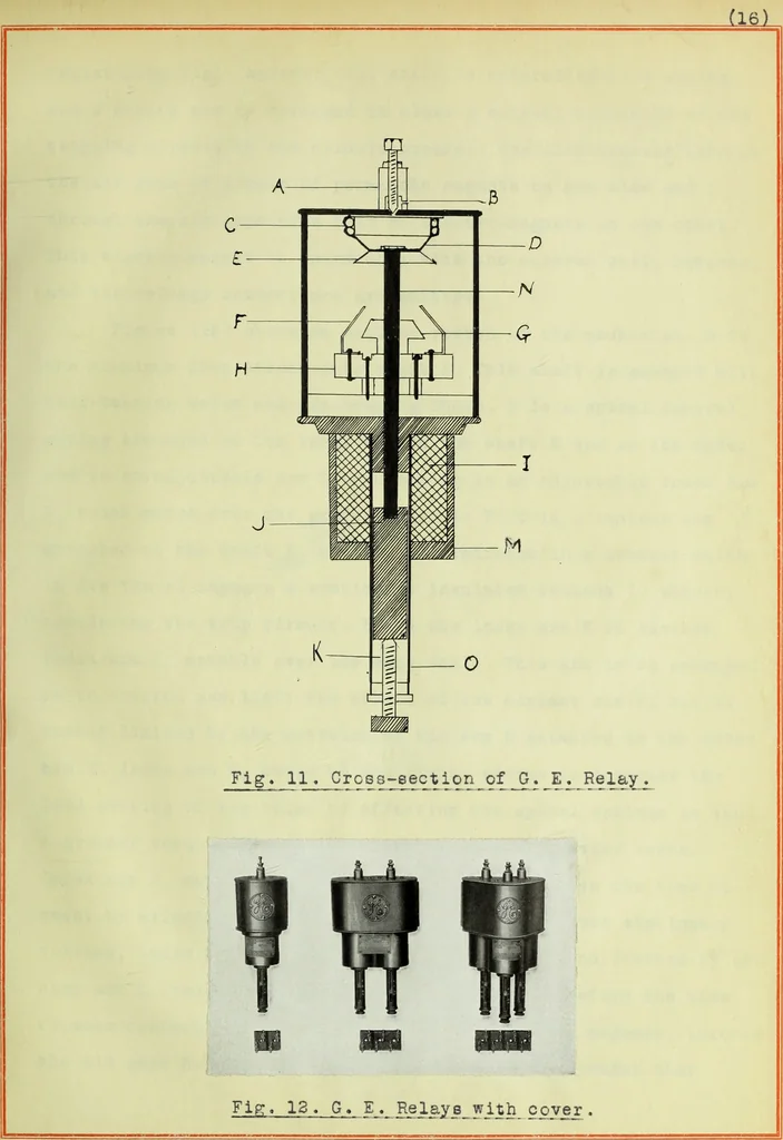 An illustration from Investigation of inverse time limit overload relays, 1915, leaf 40
