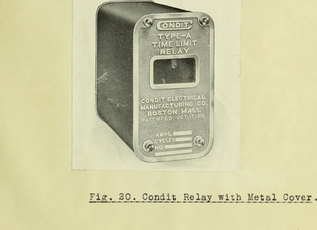 An illustration from Investigation of inverse time limit overload relays, 1915, leaf 60
