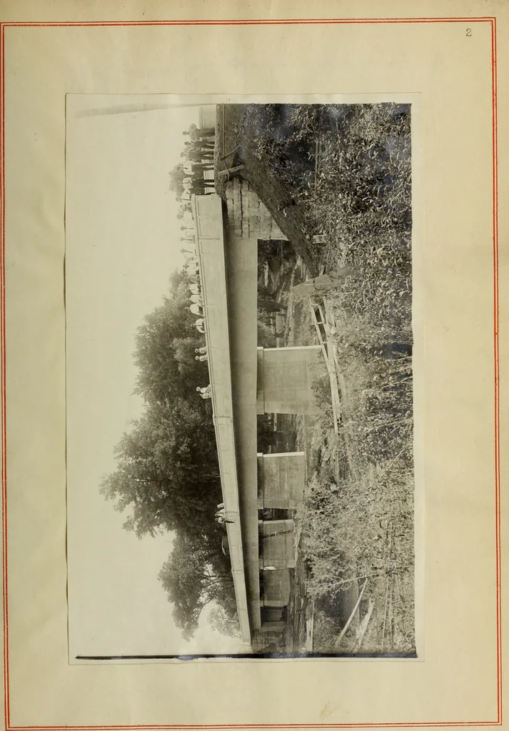 An illustration from The investigation of a reinforced concrete deck girder highway bridge, 1914, leaf 12