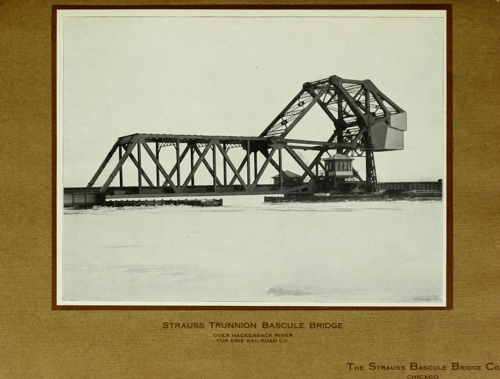 An illustration from An investigation of a Strauss trunnion bascule bridge, 1912, leaf 28