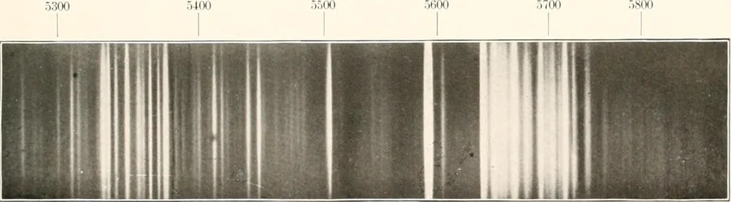 An illustration from Investigations representing the departments. Astronomy and astrophysics .., 1903, leaf 404