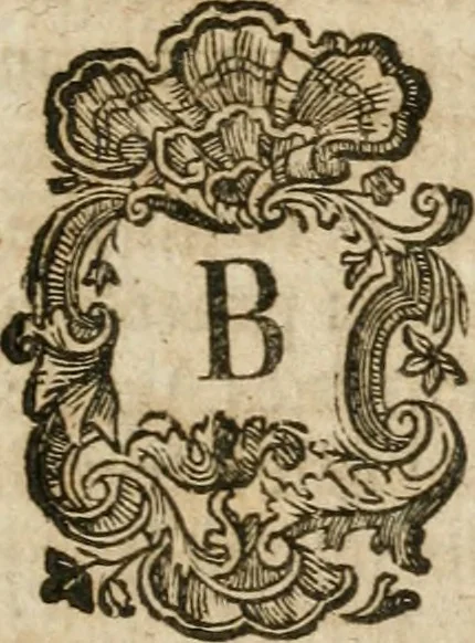 An illustration from Io. Alberti Fabricii ss. theol. d. et prof. pvbl. bibliographia antiqvaria, sive, Introdvctio in notitiam scriptorvm, qvi antiqvitates Hebraicas, Graecas, Romanas et Christianas scriptis illvstrarvnt, 1760, leaf 14