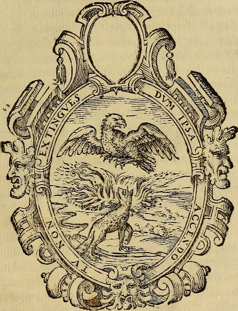 An illustration from Ioannis Albini lvcani De gestis regvm Neapo. ab Aragonia qvi extant libri qvatvor, 1589, leaf 428