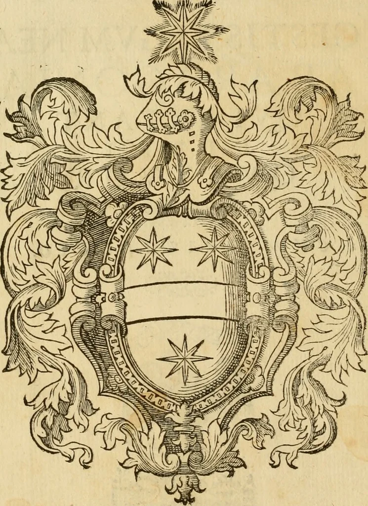 An illustration from Ioannis Albini lvcani De gestis regvm Neapo. ab Aragonia qvi extant libri qvatvor, 1589, leaf 5