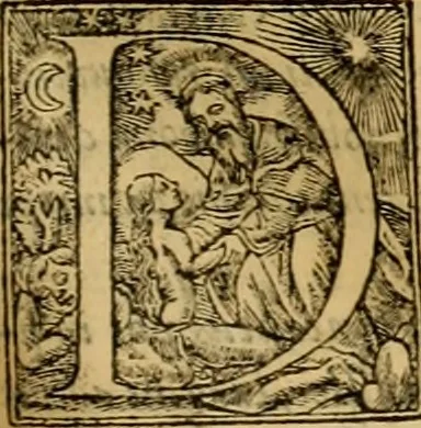 An illustration from Ioannis Calvini Opuscula omnia in unum volumen collecta : Quibus accessit libellus nuc primùm editus, De aeterna Dei praedestinatione, adversus Albertù Pighium Campensem, & Georgium Siculum. Locorum sacrae Scripturae in his opusculis obiter interpretatoru index, 1552, leaf 222