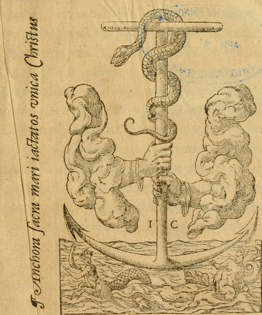 An illustration from Ioannis Calvini praelectiones in duodecim prophetas (quos vocant) minores .., 1559, leaf 4