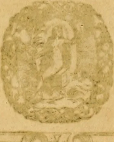 An illustration from Ioannis Calvini Tractatus theologici omnes : in unum volumen certis classibus congesti : quorum aliqui nec latine nec gallicè prius editi fuerunt, 1597, leaf 1019