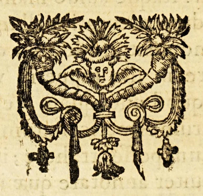 An illustration from Ioannis de Laet Antuerpiani Notæ ad dissertationem Hugonis Grotii De origine gentium Americanarum : et obseruationes aliquot ad meliorem indaginem difficillimæ illius quæstionis, 1643, leaf 12