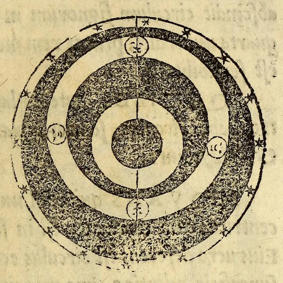 An illustration from Ioannis de Sacrobusto libellus de sphæra. : accessit eiusdem autoris computus ecclesiasticus, et alia quædam in studiosorum gratiam edita. : cum præfatione Philippi Melanthonis, 1549, leaf 97