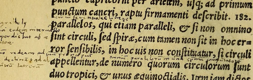 An illustration from Ioannis de Sacrobusto Libellus de sphaera. : Accessit eiusdem autoris computus ecclesiasticus, & alia quaedam in studiosorum gratiam edita., 1543, leaf 70