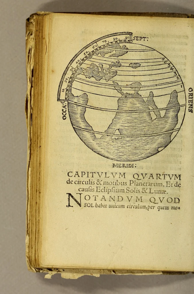 An illustration from Ioannis de Sacrobusto Libellus de sphaera. : Accessit eiusdem autoris computus ecclesiasticus, & alia quaedam in studiosorum gratiam edita., 1543, leaf 92