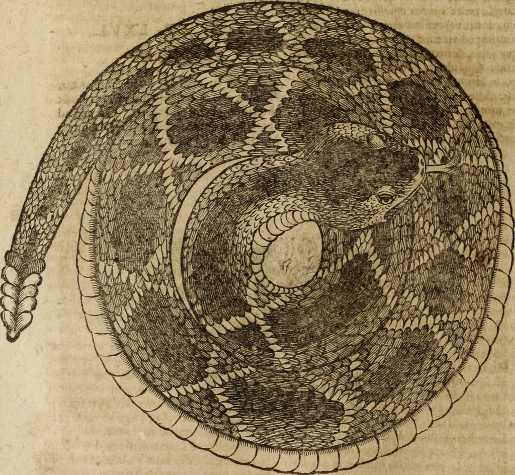 An illustration from Ioannis Eusebii Nierembergii Madritensis ex Societate Iesu ... Historia naturae, maxime peregrinae, libris XVI. distincta : in quibus rarissima naturae arcana, etiam astronomica, & ignota Indiarum animalia, ... plantae, metalla, lapides & alia mineralia, fluuiorumque & elementorum conditiones, etiam cum proprietatibus medicinalibus, describuntur ... : accedunt de miris & miraculosis naturis in Europâ libri duo, item de iisdem in terrâ Hebraeis promissâ liber vnus, 1635, leaf 281
