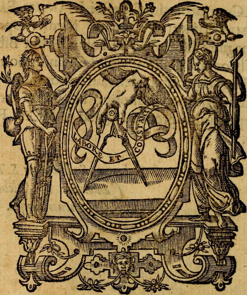 An illustration from Ioannis Fabri Bambergensis ... In imagines illvstrivm ex Fvlvii Vrsini Bibliotheca, 1606, leaf 109