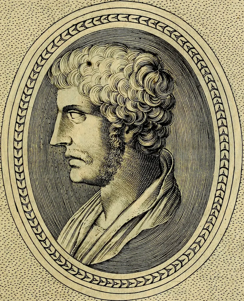 An illustration from Ioannis Fabri Bambergensis ... In imagines illvstrivm ex Fvlvii Vrsini Bibliotheca, 1606, leaf 118