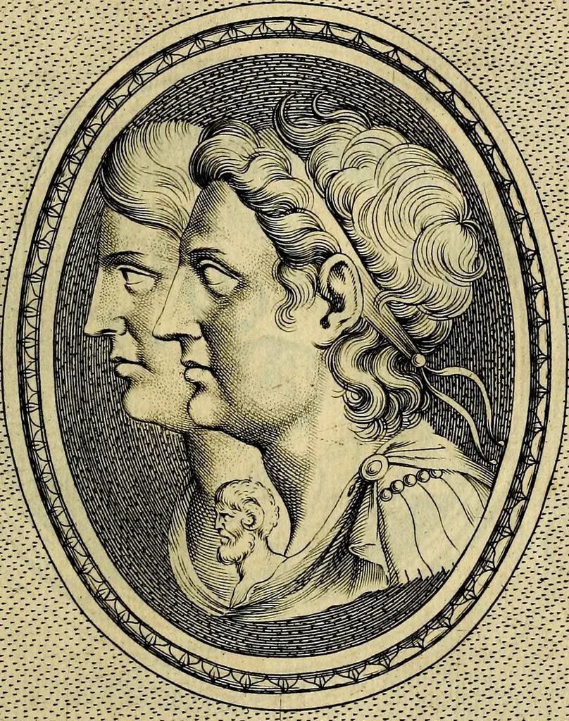 An illustration from Ioannis Fabri Bambergensis ... In imagines illvstrivm ex Fvlvii Vrsini Bibliotheca, 1606, leaf 122
