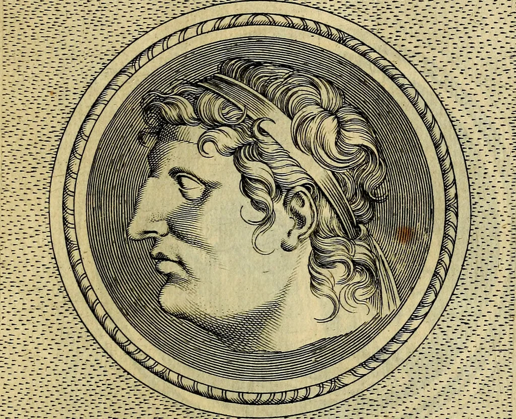 An illustration from Ioannis Fabri Bambergensis ... In imagines illvstrivm ex Fvlvii Vrsini Bibliotheca, 1606, leaf 126