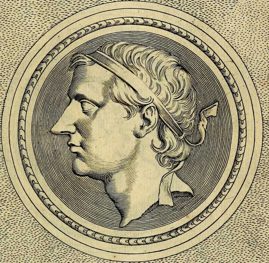 An illustration from Ioannis Fabri Bambergensis ... In imagines illvstrivm ex Fvlvii Vrsini Bibliotheca, 1606, leaf 138