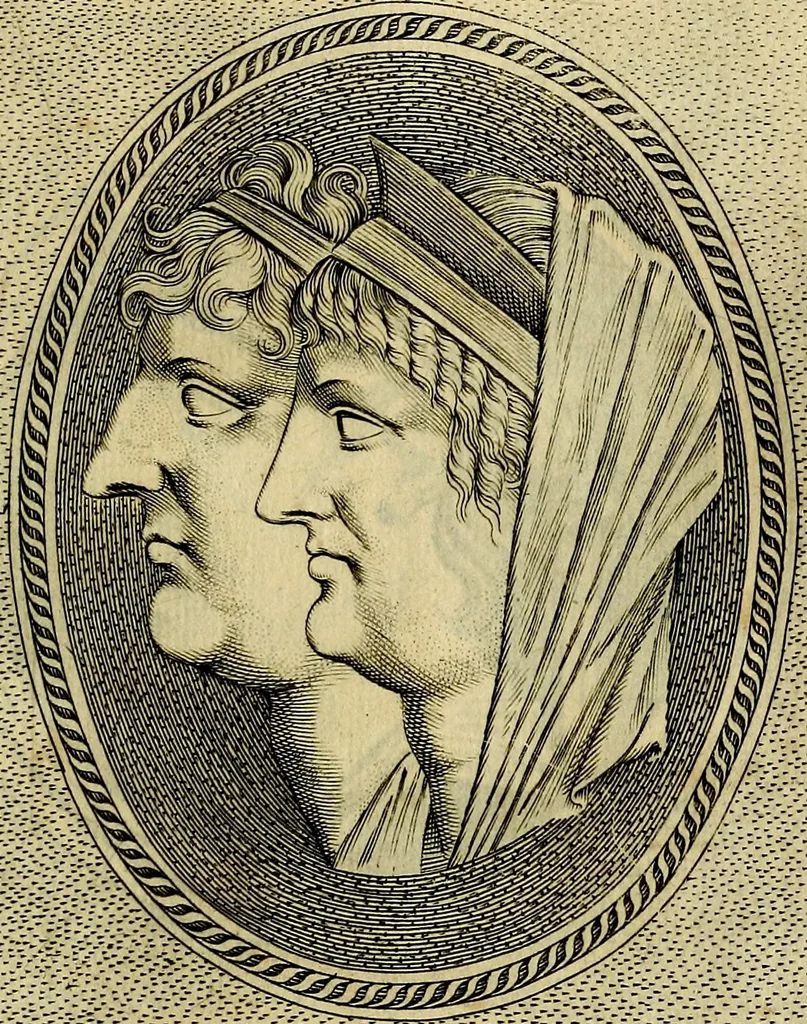 An illustration from Ioannis Fabri Bambergensis ... In imagines illvstrivm ex Fvlvii Vrsini Bibliotheca, 1606, leaf 146
