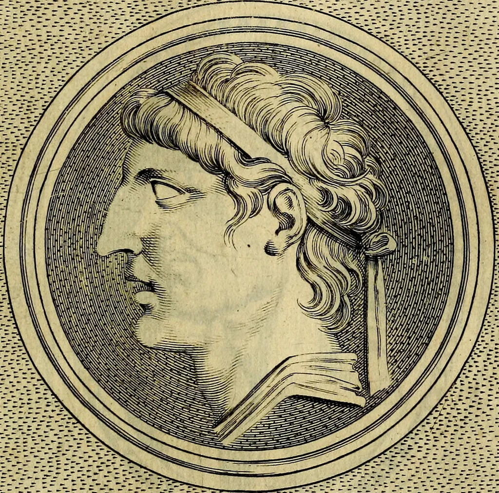 An illustration from Ioannis Fabri Bambergensis ... In imagines illvstrivm ex Fvlvii Vrsini Bibliotheca, 1606, leaf 148