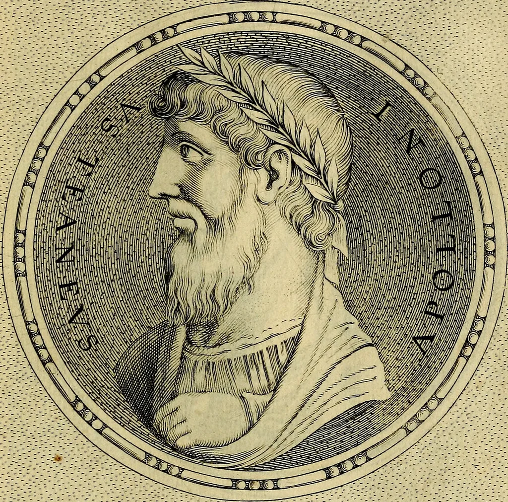 An illustration from Ioannis Fabri Bambergensis ... In imagines illvstrivm ex Fvlvii Vrsini Bibliotheca, 1606, leaf 158