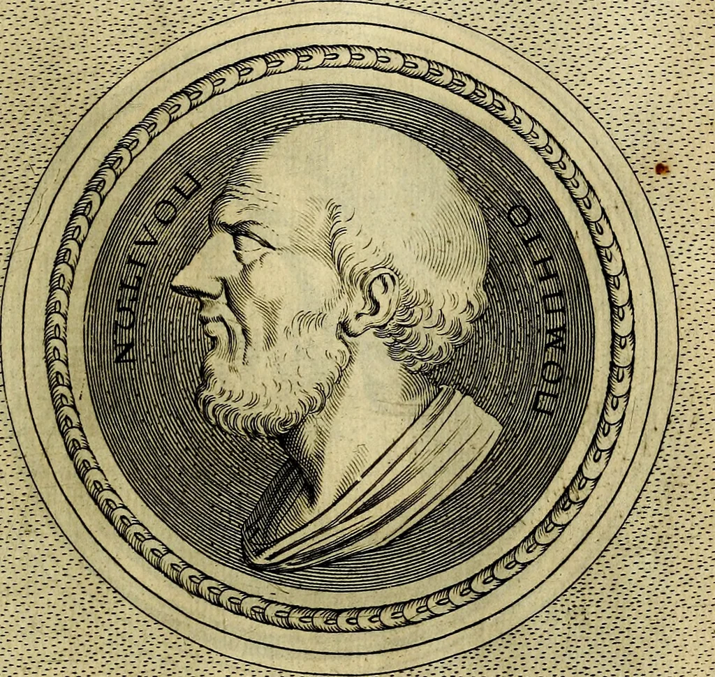 An illustration from Ioannis Fabri Bambergensis ... In imagines illvstrivm ex Fvlvii Vrsini Bibliotheca, 1606, leaf 162