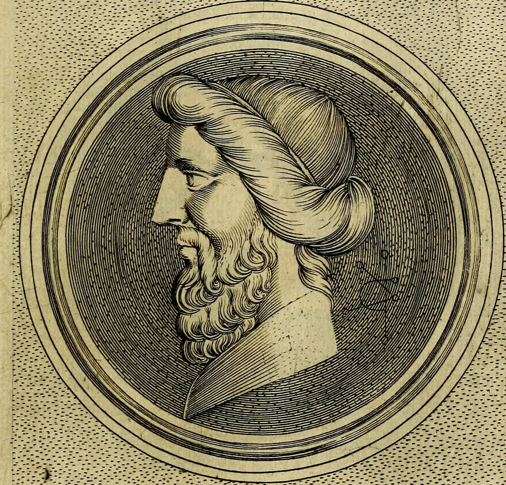 An illustration from Ioannis Fabri Bambergensis ... In imagines illvstrivm ex Fvlvii Vrsini Bibliotheca, 1606, leaf 164