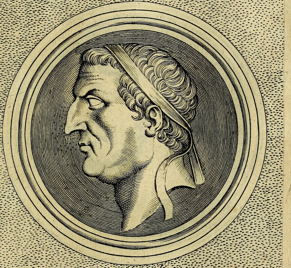 An illustration from Ioannis Fabri Bambergensis ... In imagines illvstrivm ex Fvlvii Vrsini Bibliotheca, 1606, leaf 170